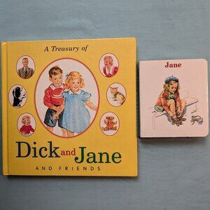 A Treasury of Dick & Jane & Friends Hardcover & Jane Board Book